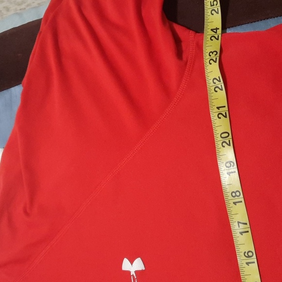 Under Armour Men's Bright Red Short Sleeve Tee - Picture 4 of 5